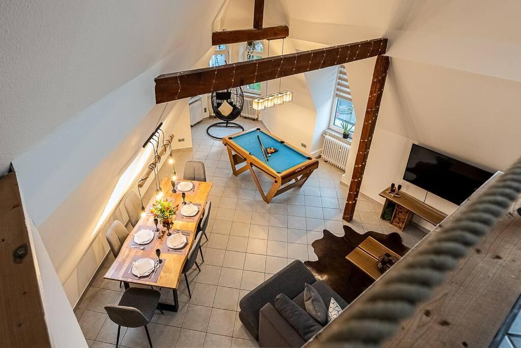 Loft Mit Billard-Tisch Und Ps4 Wuppertal Exterior foto