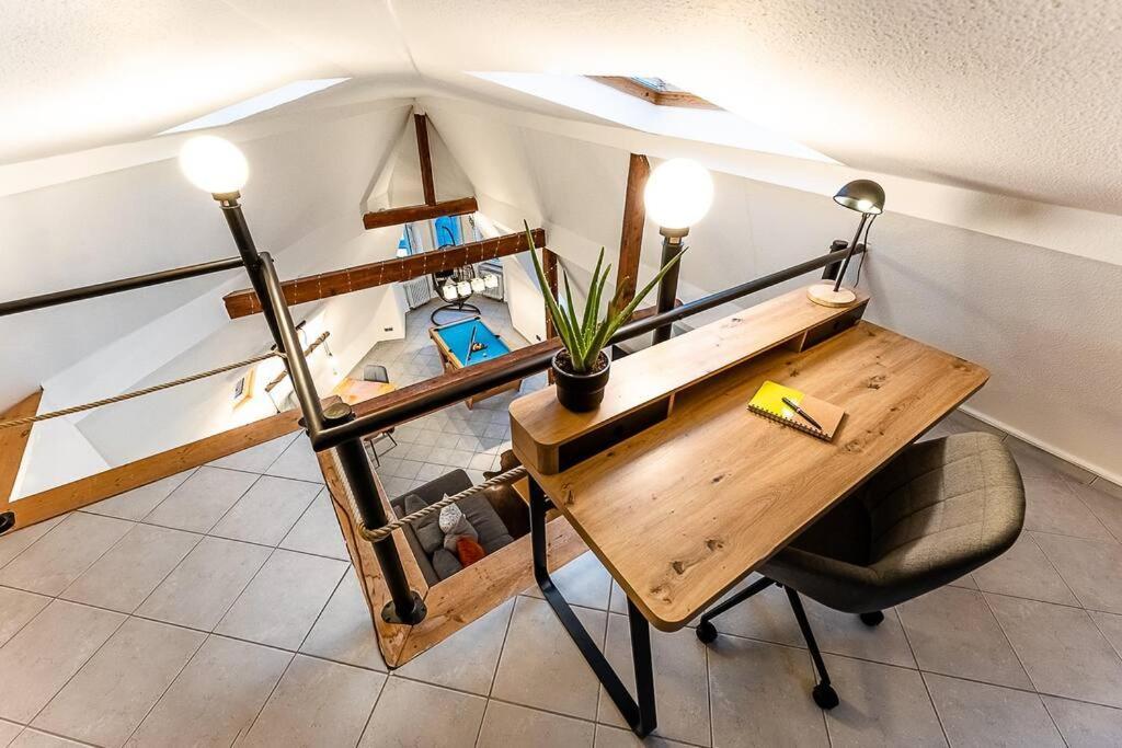 Loft Mit Billard-Tisch Und Ps4 Wuppertal Exterior foto